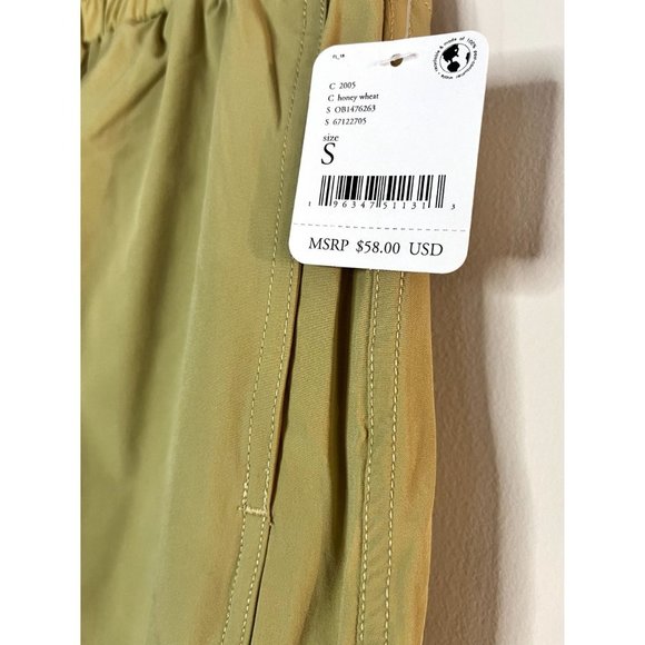 Free People Levitate Drawstring Waist Shorts Honey Wheat - Picture 5 of 8